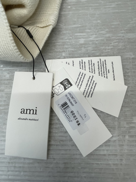 AMI Alexandre Mattiussi AMI de Coeur カーディガン L ホワイト