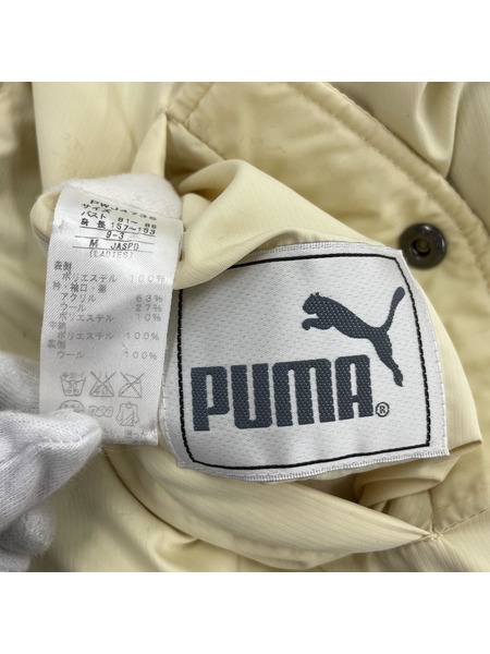 OLD PUMA リバーシブルジャケット ブラウン/ホワイト M