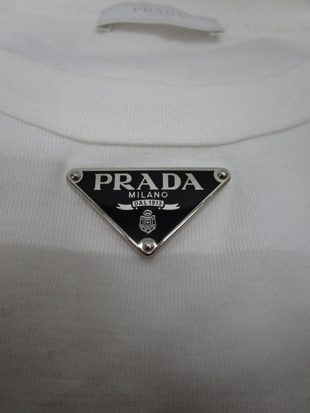 PRADA 三角プレート/カットソー/L