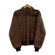 Buzz Rickson's フライトジャケット A-2 フライトジャケット/TALONジップ/茶 (36)