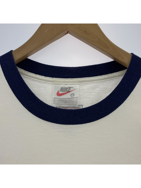 90s NIKE S/S スタープリント リンガーtee (M)[値下]