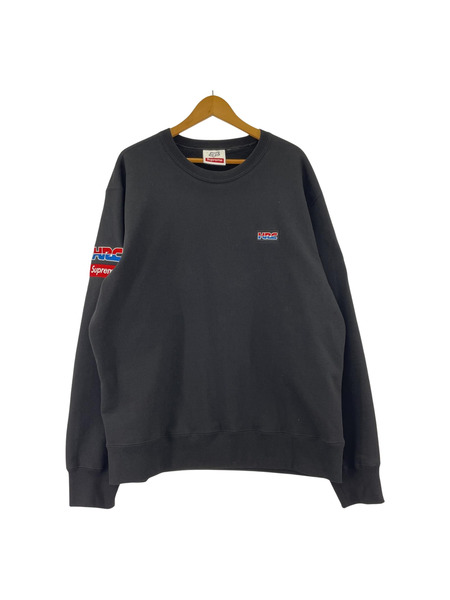 19AW/Supreme/Honda/Fox Racing Crewneck/XL/ブラック