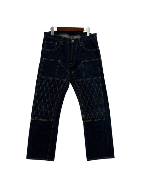 TROPHY CLOTHING DOUBLE KNEE NARROW DIRT DENIM W32