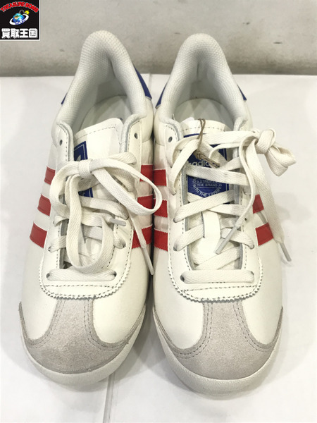 adidas originals K 74 WHITE RED BULE/24.5㎝/白/アディダス/スニーカー/タグ付