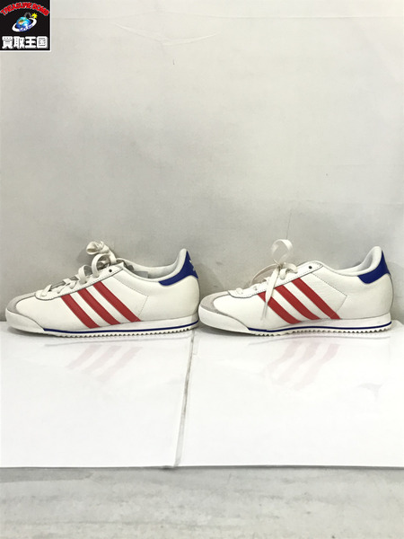 adidas originals K 74 WHITE RED BULE/24.5㎝/白/アディダス/スニーカー/タグ付