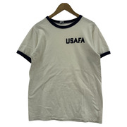 80s Champion USAFA プリントリンガーT M