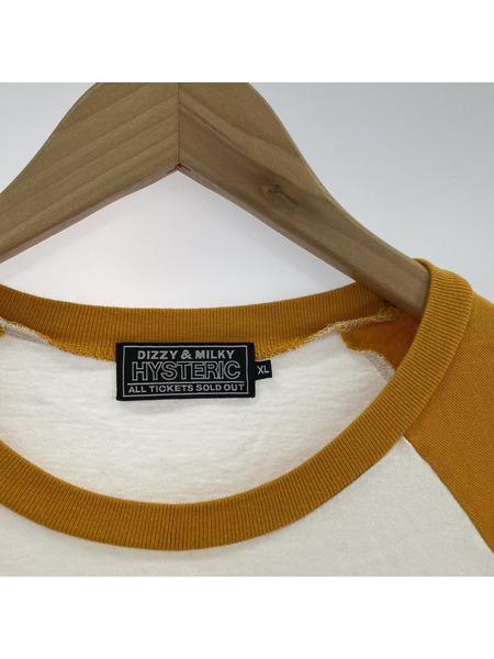 HYSTERIC GLAMOUR　ラグランカットソー　XL　02222CL01