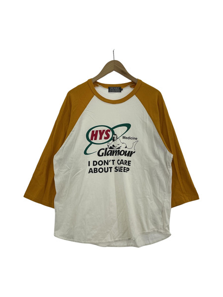 HYSTERIC GLAMOUR　ラグランカットソー　XL　02222CL01