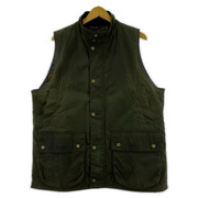 Barbour ジレ・ベスト × BARACUTA ワックスコットン ベスト S