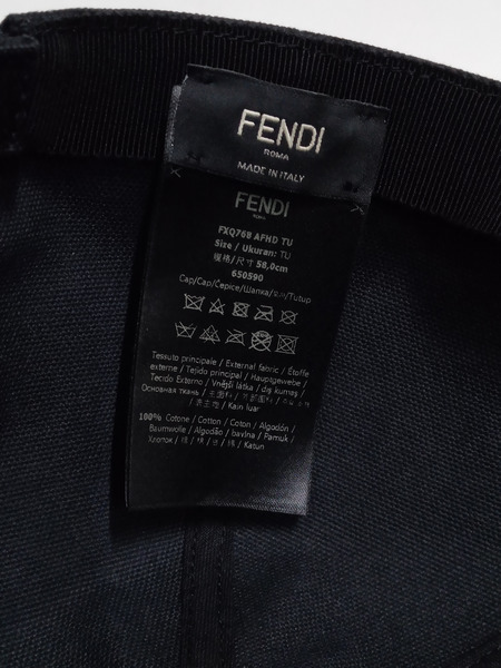 FENDI/FFロゴ/ベースボールキャップ