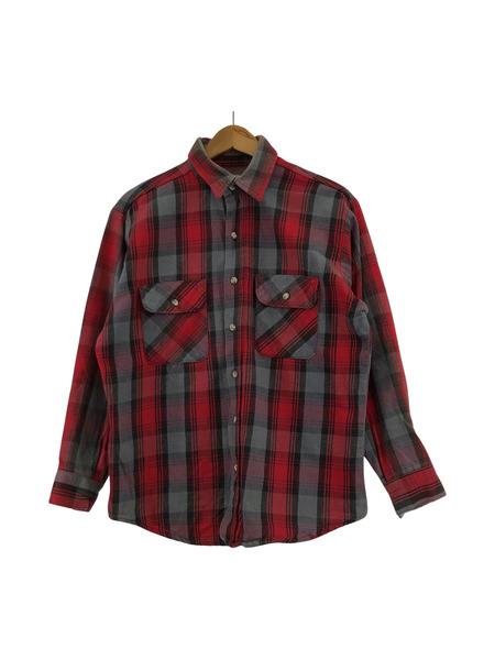 Levi's ALASKA USA製 チェックネルシャツ RED (M)[値下]