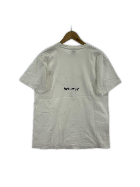 WHIMSY 半袖Tシャツ・カットソー FISHING GIRL TEE 白