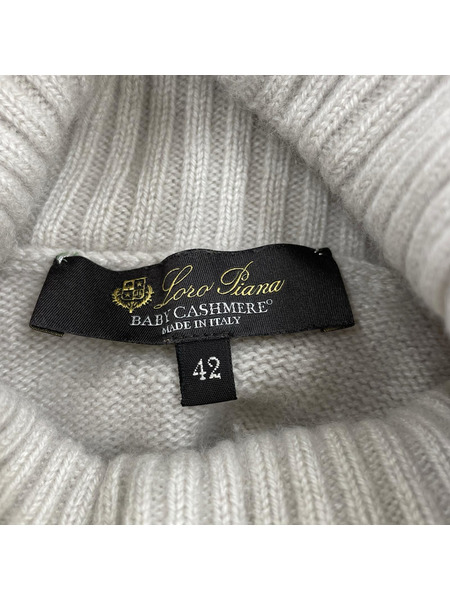 Loro Piana ニット・セーター カシミア 灰