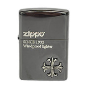 ZIPPO ZIPPO  クロスメタル ブラックニッケル 2CM-2