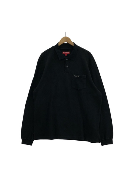 Supreme 23AW Small Box Polo Sweater (L) 黒