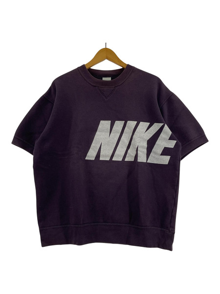 00s NIKE S/S ロゴスウェット  雰囲気系 ネイビー (M)