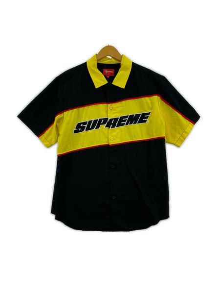 Supreme 半袖シャツ 18SS Color Blocked Work Shirt 黄 M