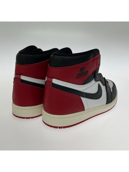 NIKE スニーカー AJ1 Retro High OG Black Toe Reimagined
