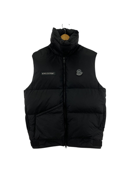 MONCLER×FRAGMENT ダウンベスト 黒 0