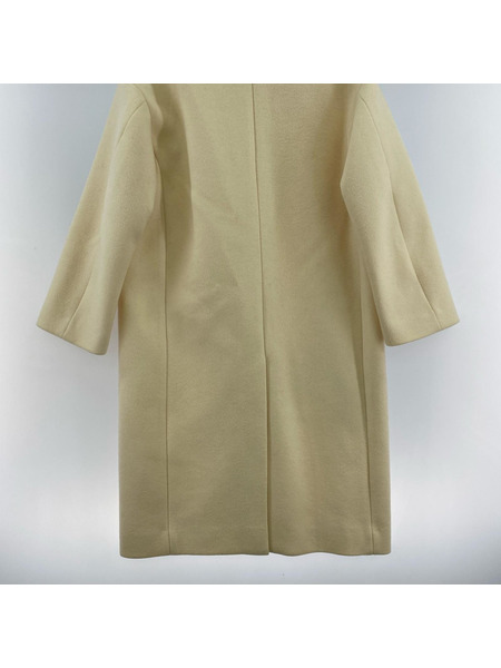 LE CIEL BLEU ソノ他 チェスターコート アイボリー