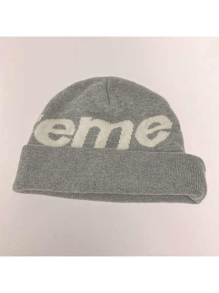 Supreme 23AW BIG LOGO BEANIE GRY