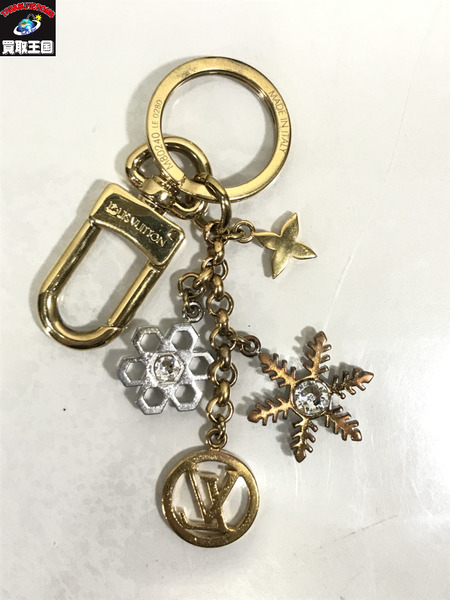 LV　 ポルトクレ スノーフレーク　キーリング