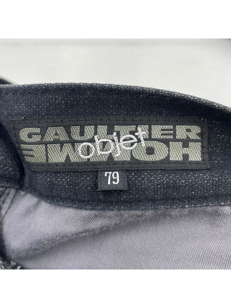 JEAN PAUL GAULTIER FEMME GAULTIER HOMME objet ストレートデニムパンツ