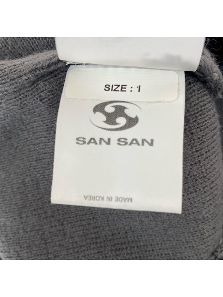 ニットキャップ SAN SAN GEAR ニットキャップ グレー