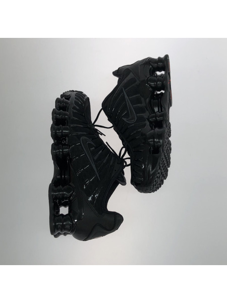 NIKE WMNS Shox TL 27cm Black and Max Orange