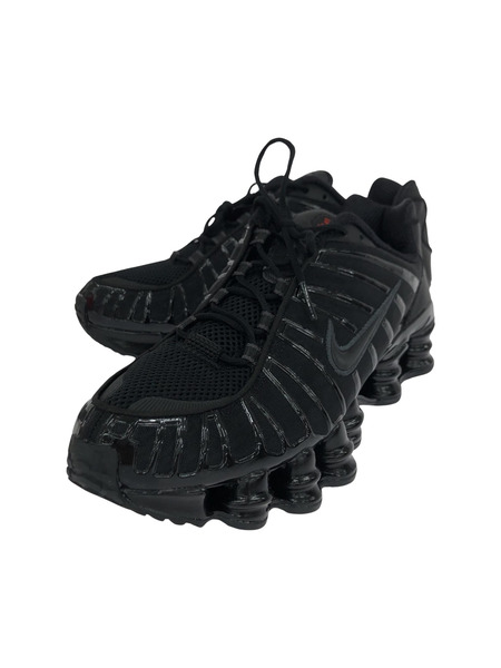 NIKE WMNS Shox TL 27cm Black and Max Orange