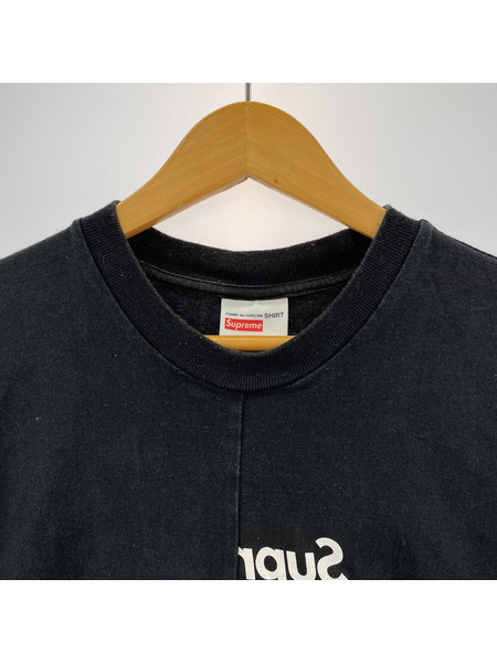 Supreme×COMME des GARCONS 18AW SHIRT Split Box Logo Tee (M)