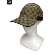 GUCCI　小物 オリジナルGGキャンバス ベースボールキャップ/200035