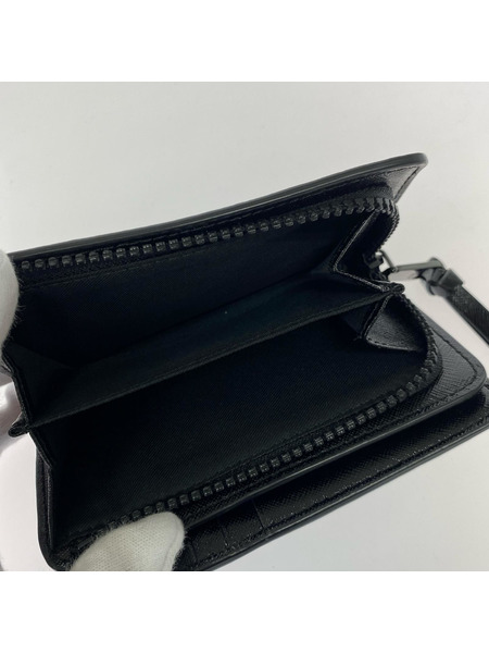 MARC JACOBS コンパクトウォレット 二ツ折リ財布 黒