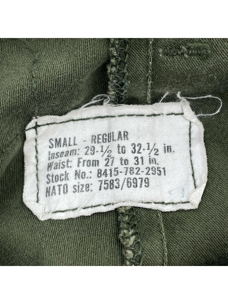 OLD・VINTAGE U.S.ARMY 72年会計 FINFIELD社 M-65 フィールドパンツ