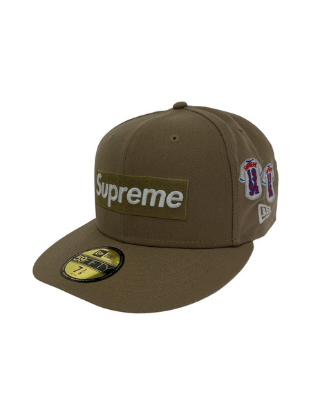 Supreme 24AW JERSEY BOX LOGO NEW ERA キャップ ベージュ