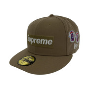 Supreme 24AW JERSEY BOX LOGO NEW ERA キャップ ベージュ