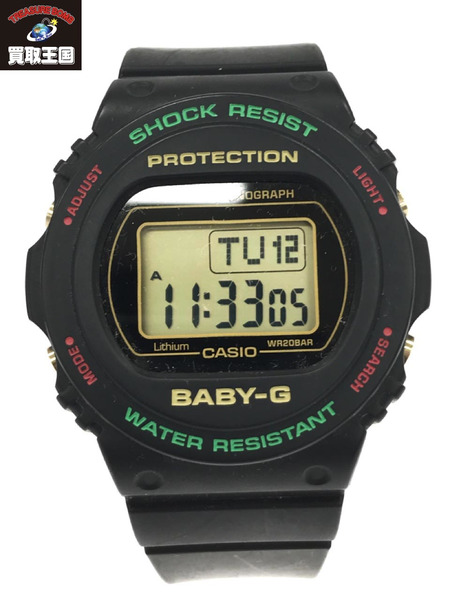 CASIO BABY-G QZ デジタル ラバー BLK ブラック BGD-570TH-1JF[値下 ...