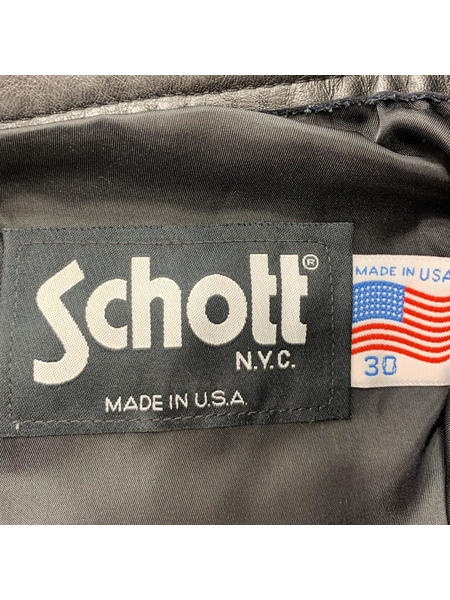 schott カウレザーパンツ