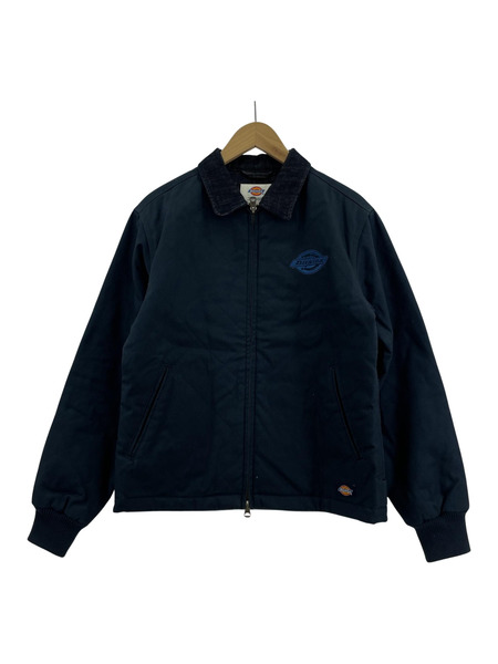 Dickies ジップアップ　キルティングジャケット ネイビー　(M)