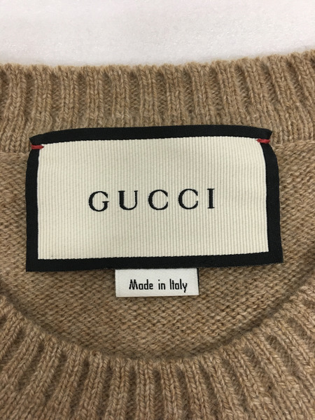 GUCCI ホースビット付き カシミヤトップ (M) 6