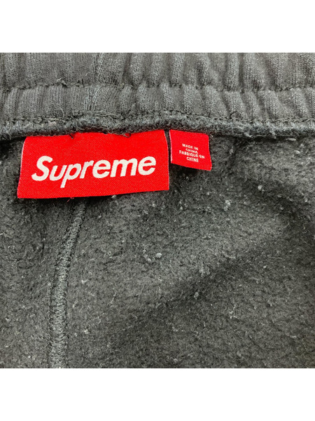 Supreme パンツ Contrast Cutout Hooded Sweatpants ブラック