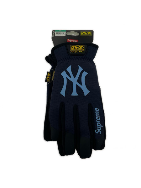 Supreme×Mechanix×MLB 25AW FastFit Teams Gloves ネイビー