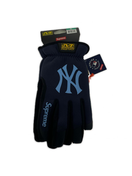 Supreme×Mechanix×MLB 25AW FastFit Teams Gloves ネイビー