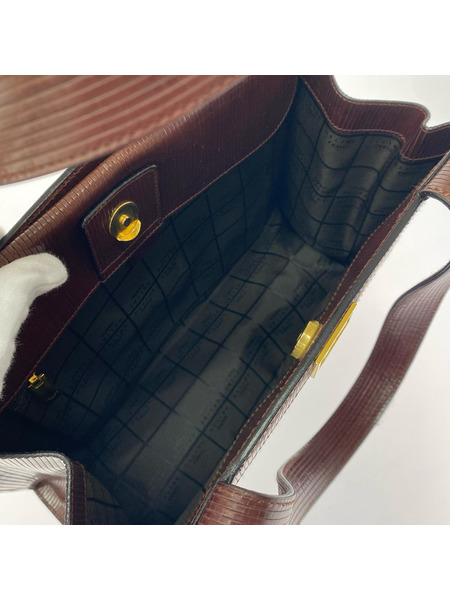 トートバッグ セリーヌ 金馬車 サルキー 茶