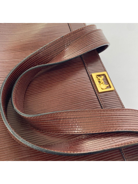 トートバッグ セリーヌ 金馬車 サルキー 茶