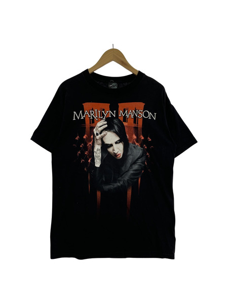 90-00s Marilyn Manson Giant スカルタグ Merchanding Shirt(M)