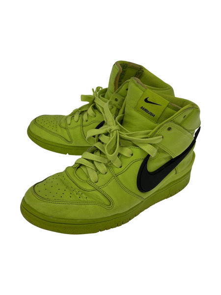 NIKE×AMBUSH DUNK HI FLASH LIME 27.0cm CU7544-300