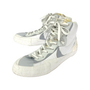 NIKE/sacai/BLAZER MID WHITE/WOLF GREY（31.5）