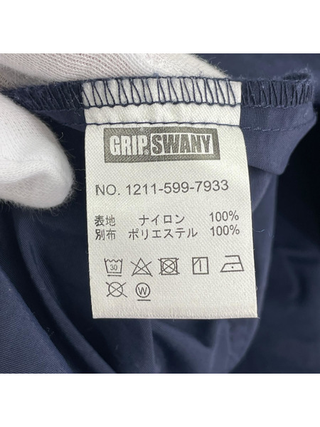 GRIP SWANY KOTI BEAUTY&YOUTH別注 ナイロンLSシャツ 紺