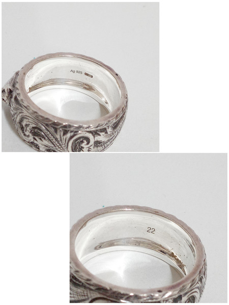 GUCCI/タイガーヘッド/アラベスク/リング/#22